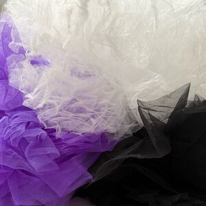 Body Wrappers White Tulle Fabric